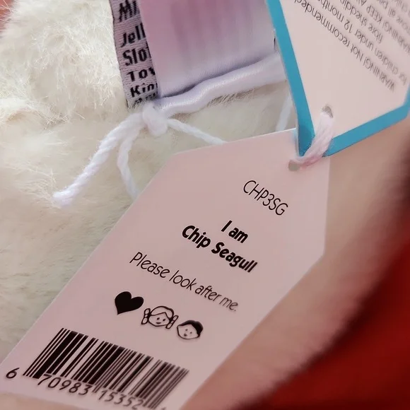 Jellycat Chip Seagull 10x6" Soft & Plush BNWT Authentic - Picture 8 of 9